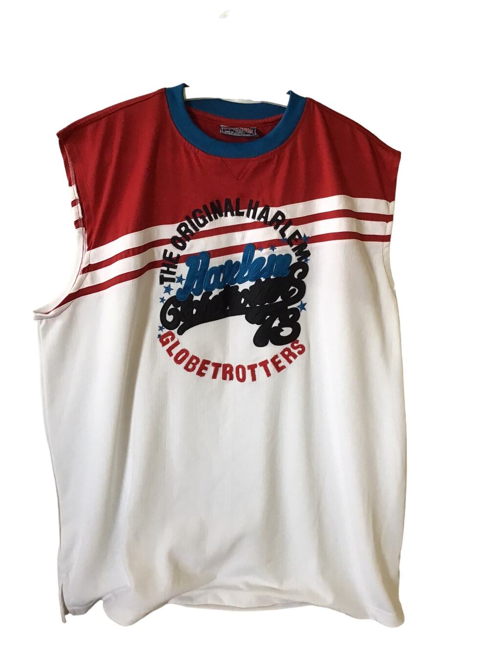 Official Harlem Globetrotters Premium Fubu Sleeveless Jersey Size XXL